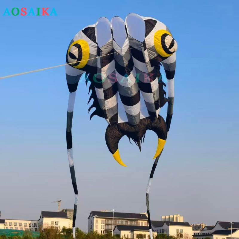 New Arrival 16sqm Trilobite Kite 40d Ripstop Nylon For Adults High Quality Colorful Animal Show Kites