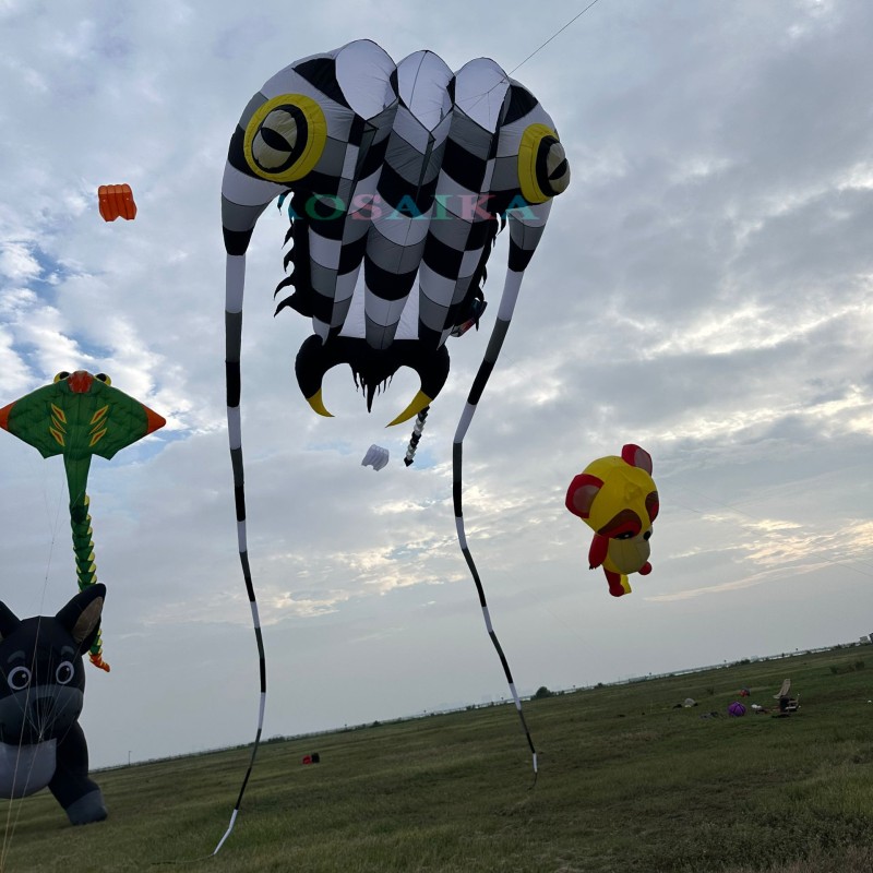 New Arrival 16sqm Trilobite Kite 40d Ripstop Nylon For Adults High Quality Colorful Animal Show Kites 