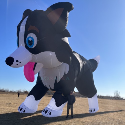 12M Border collie Sheep dog kite Pendant 40d Ripstop Nylon For Adults High Quality Colorful Show Kite