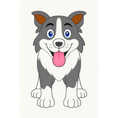 12M Border collie Sheep dog kite Pendant 40d Ripstop Nylon For Adults High Quality Colorful Show Kite