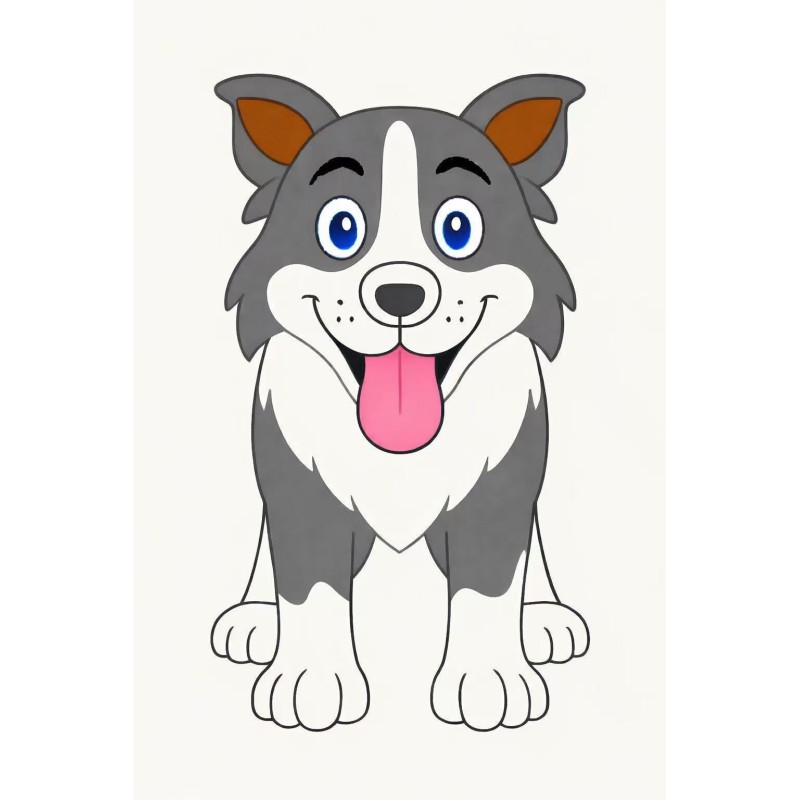 12M Border collie Sheep dog kite Pendant 40d Ripstop Nylon For Adults High Quality Colorful Show Kite 