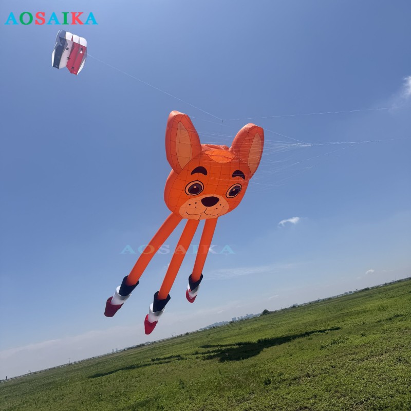 6*21m Bulldog lifter kite pendant 40d ripstop nylon For Adults High Quality Colorful Show Kites