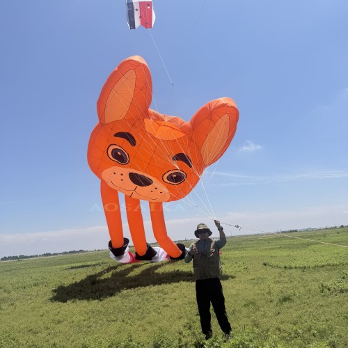 6*21m Bulldog lifter kite pendant 40d ripstop nylon For Adults High Quality Colorful Show Kites