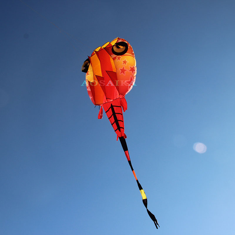 New Arrival Soft Inflatable 13sqm Star Tadpole Kite 40d Nylon Ripstop For Adults High Quality Colorful Animal Show Kites 