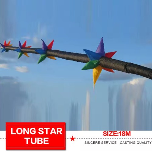 new arrival 18m kite Long star tube windsock kite tail