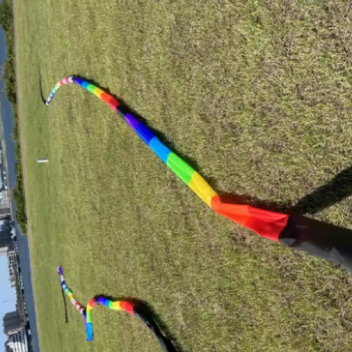 new arrival diameter 15cm tube kite tail 25 30m 45m 50m ripstop nylon flowfrom long tails