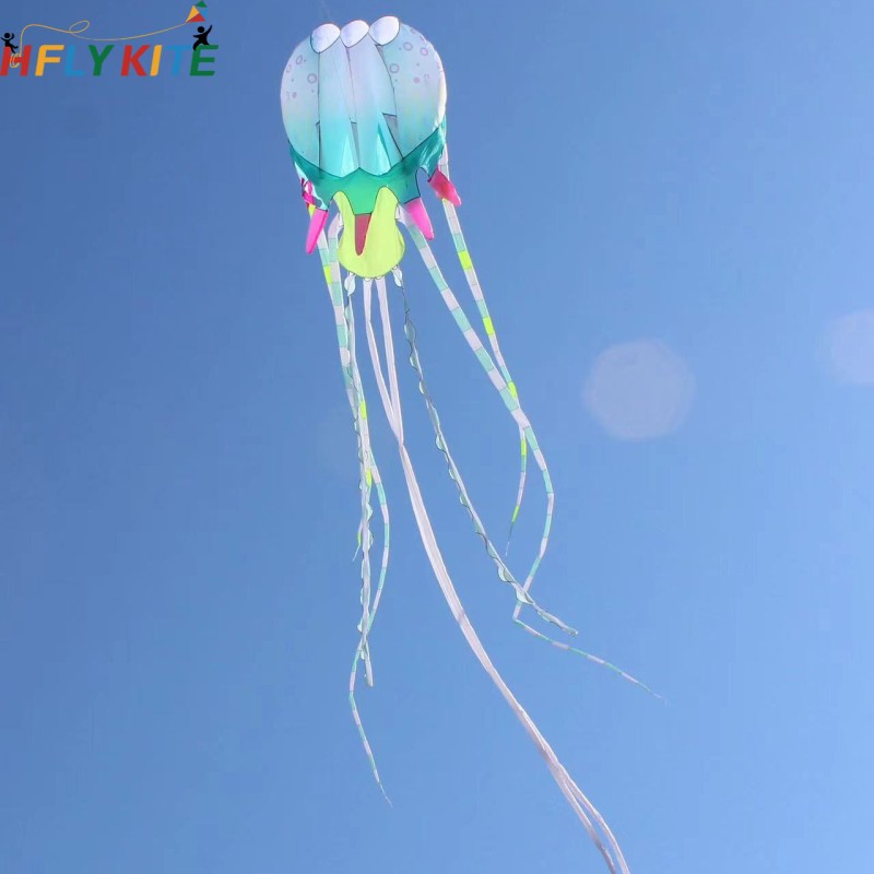 18M jellyfish kite pendant 40d ripstop nylon