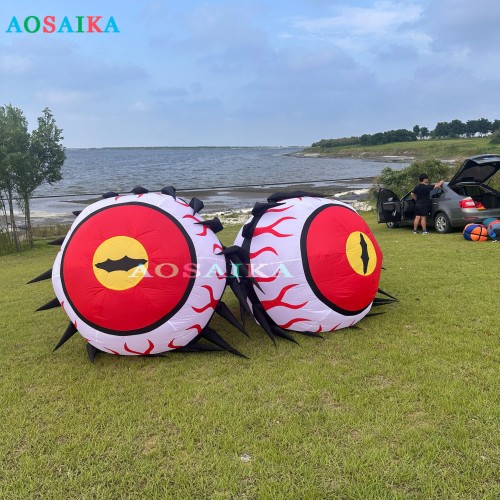 New Arrival 1m Eyeball Landscape Kite for Audlts High Quality Outdoor Fun Soft Inflatable Eye Kite