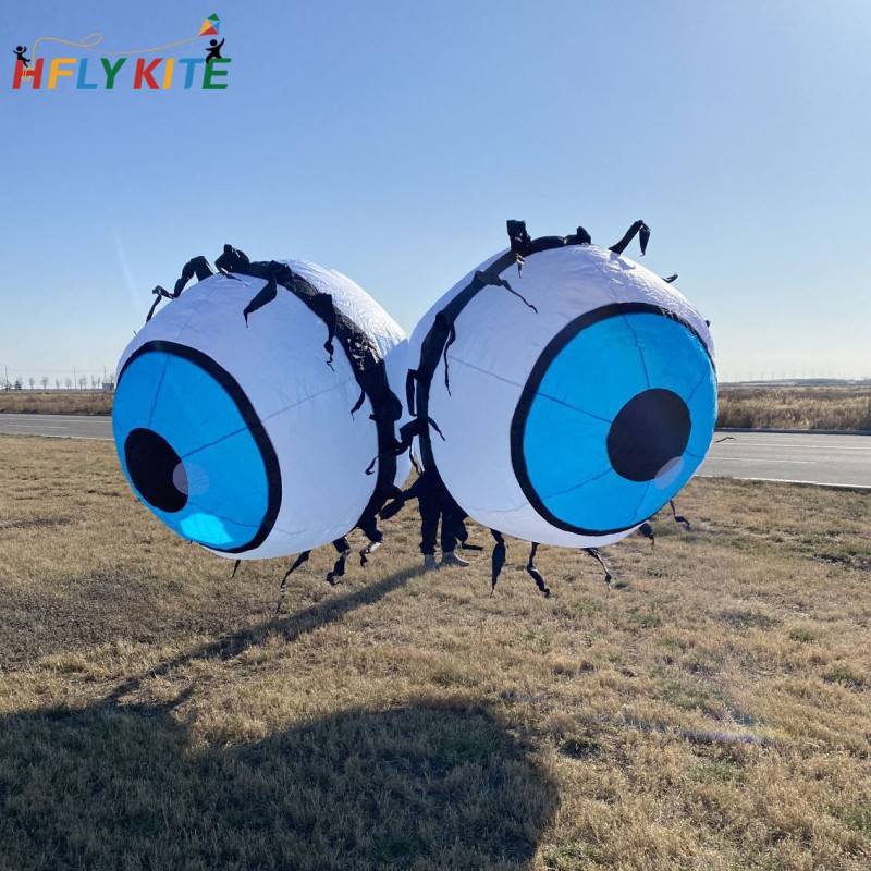 2.5M eyeball ground kite 40d ripstop nylon 