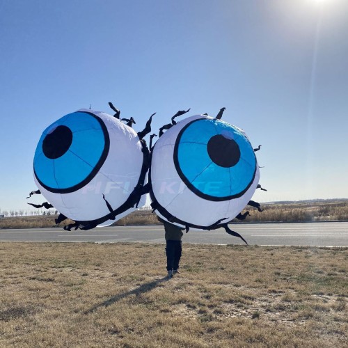 2.5M eyeball ground kite 40d ripstop nylon