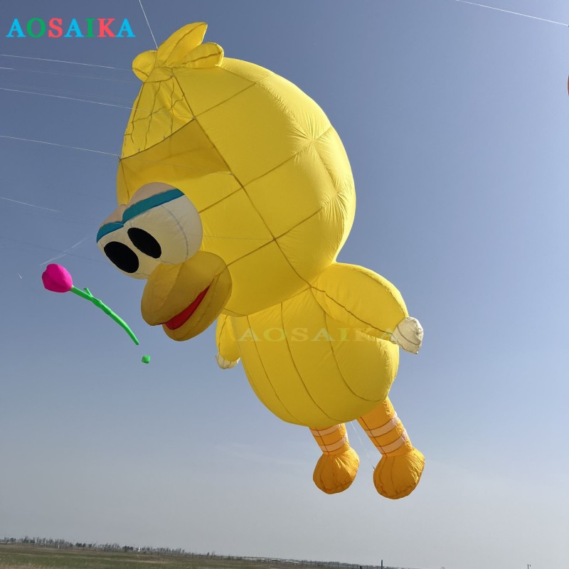 3.5m/5m/12m Big Bird Kite Pendant 40d Ripstop Nylon For Adults High Quality Colorful Show Kites