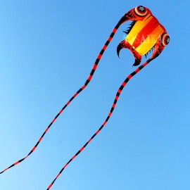 New Arrival Soft Inflatable 36sqm Trilobite Kite 40d Ripstop Nylon For Adults High Quality Colorful Animal Show Kites 