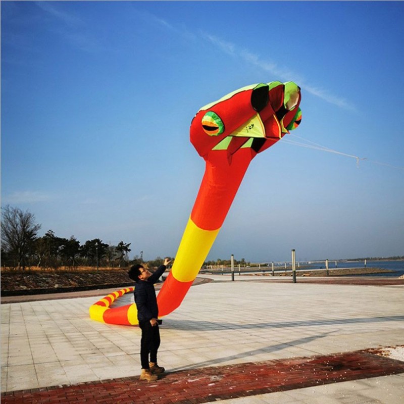 55M snake kite for audlts large big outdoor fun toys animal kites 
