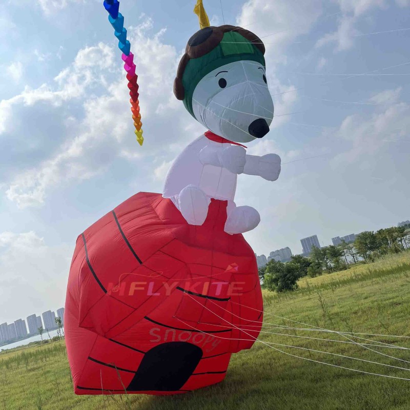 5m snoopy kite pendant 40d ripstop nylon 