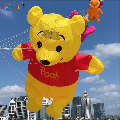 5M winnie the poon kite pendant 40d ripstop nylon