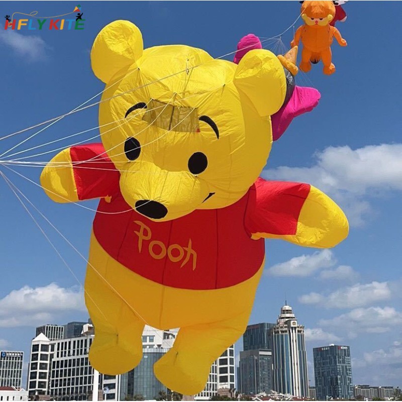 5M winnie the poon kite pendant 40d ripstop nylon