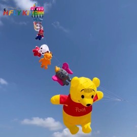 5M winnie the poon kite pendant 40d ripstop nylon 
