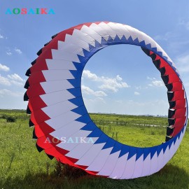 New Arrival Soft Inflatable 6M Bol Kite 40d Ripstop Nylon For Adults High Quality Colorful Show Kites 