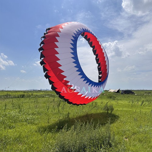 New Arrival Soft Inflatable 6M Bol Kite 40d Ripstop Nylon For Adults High Quality Colorful Show Kites
