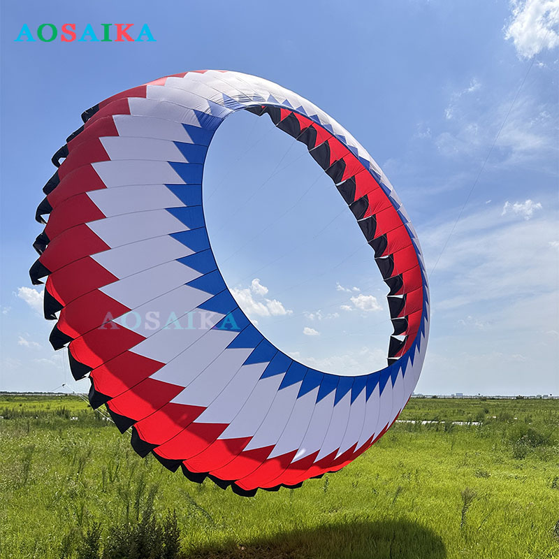 New Arrival Soft Inflatable 6M Bol Kite 40d Ripstop Nylon For Adults High Quality Colorful Show Kites 