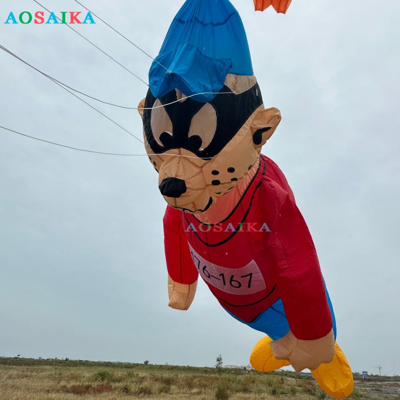 New Arrival 3.2m Panzer Knackers Kite pendant 40d Ripstop Nylon For Adults High Quality Colorful Animal Show Kites New Arrival 3.2m Panzer Knackers Kite pendant 40d Ripstop Nylon For Adults High Quality Colorful Animal Show Kites