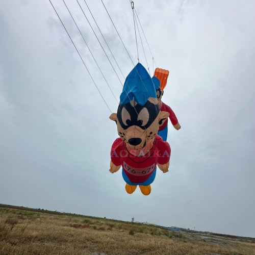 New Arrival 3.2m Panzer Knackers Kite pendant 40d Ripstop Nylon For Adults High Quality Colorful Animal Show Kites New Arrival 3.2m Panzer Knackers Kite pendant 40d Ripstop Nylon For Adults High Quality Colorful Animal Show Kites