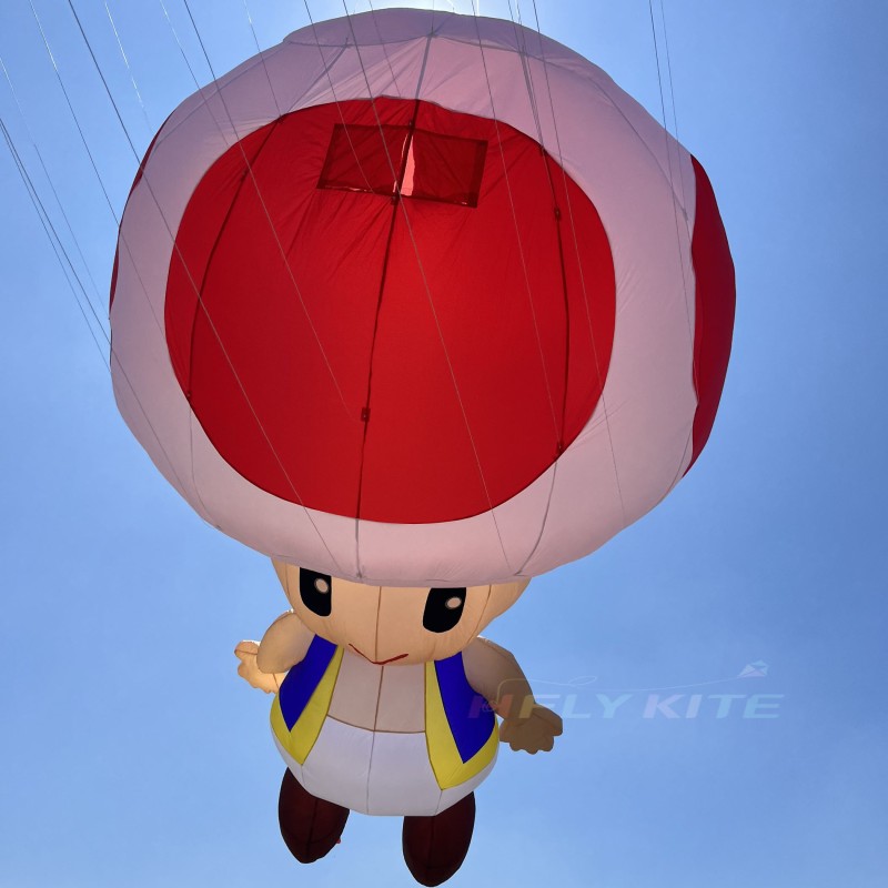 5m Toad kite pendant 40d ripstop nylon Adults High Quality Colorful Show Kite 