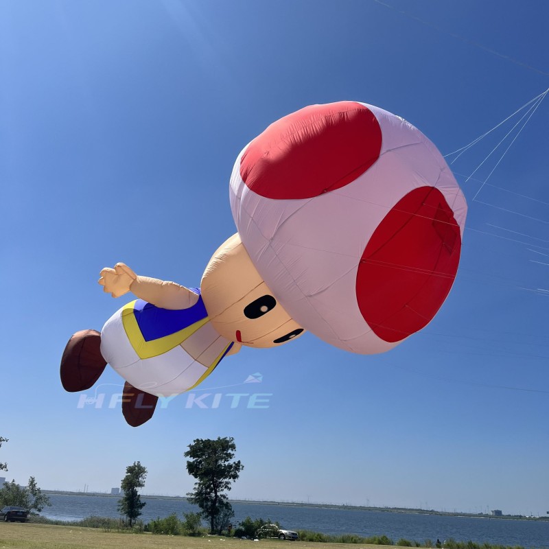 5m Toad kite pendant 40d ripstop nylon Adults High Quality Colorful Show Kite 