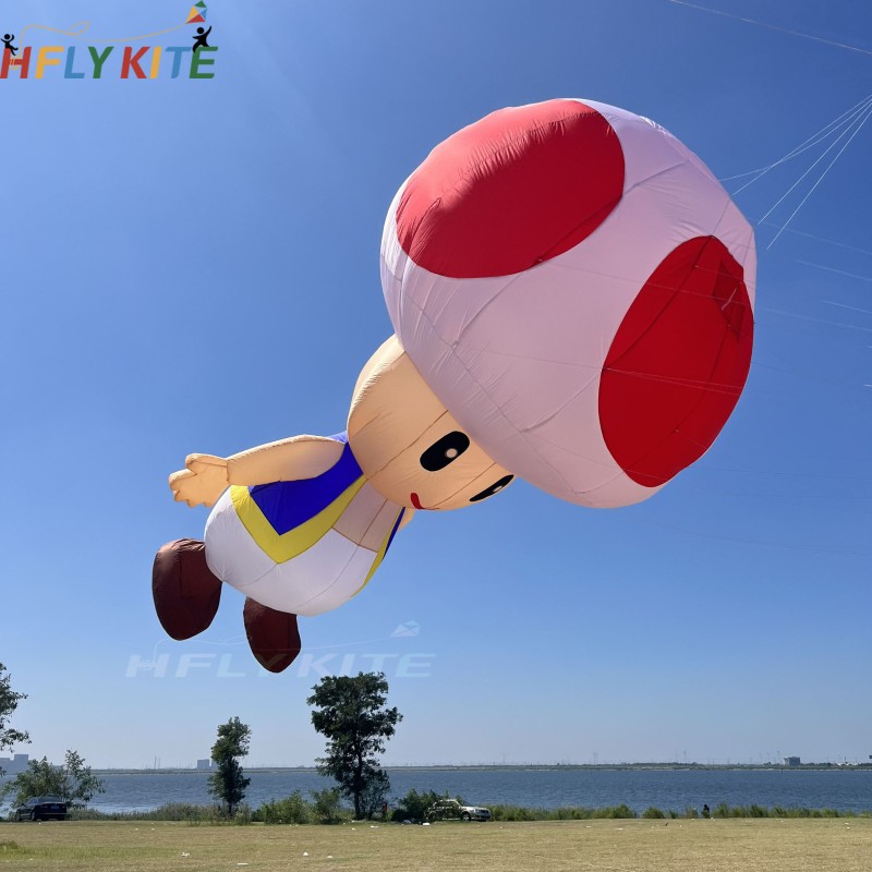 5m Toad kite pendant 40d ripstop nylon Adults High Quality Colorful Show Kite