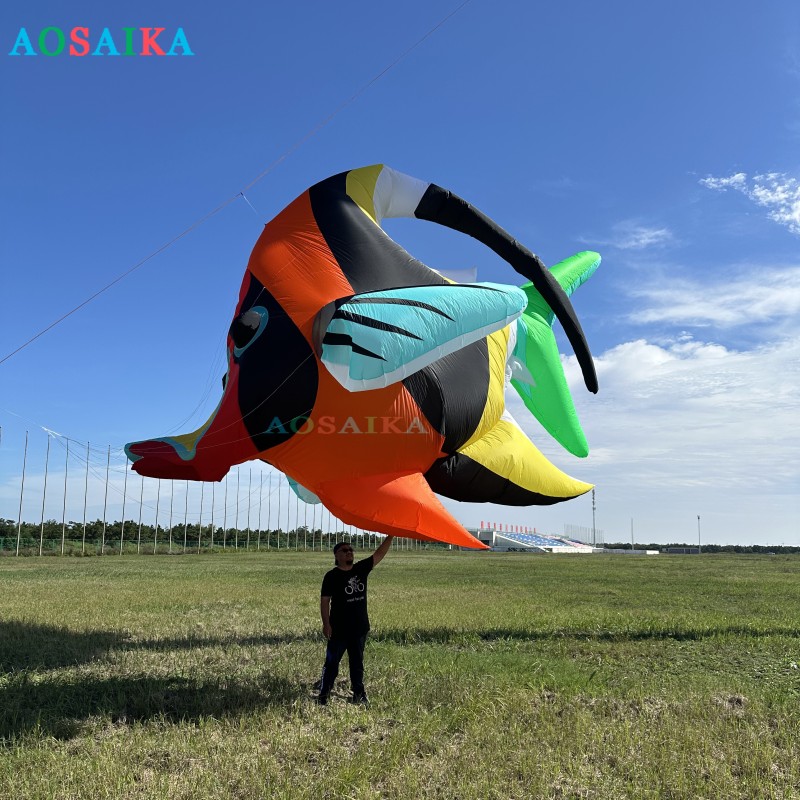 New Arrival Soft Inflatable 8m/14m Zanclus cornutuskite pendant 40d Ripstop Nylon New Arrival Soft Inflatable 8m/14m Zanclus cornutuskite pendant 40d Ripstop Nylon