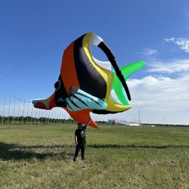 New Arrival Soft Inflatable 8m/14m Zanclus cornutuskite pendant 40d Ripstop Nylon 