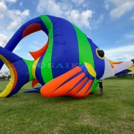 New Arrival Soft Inflatable 8m/14m/21m Zanclus cornutuskite pendant 40d Ripstop Nylon 