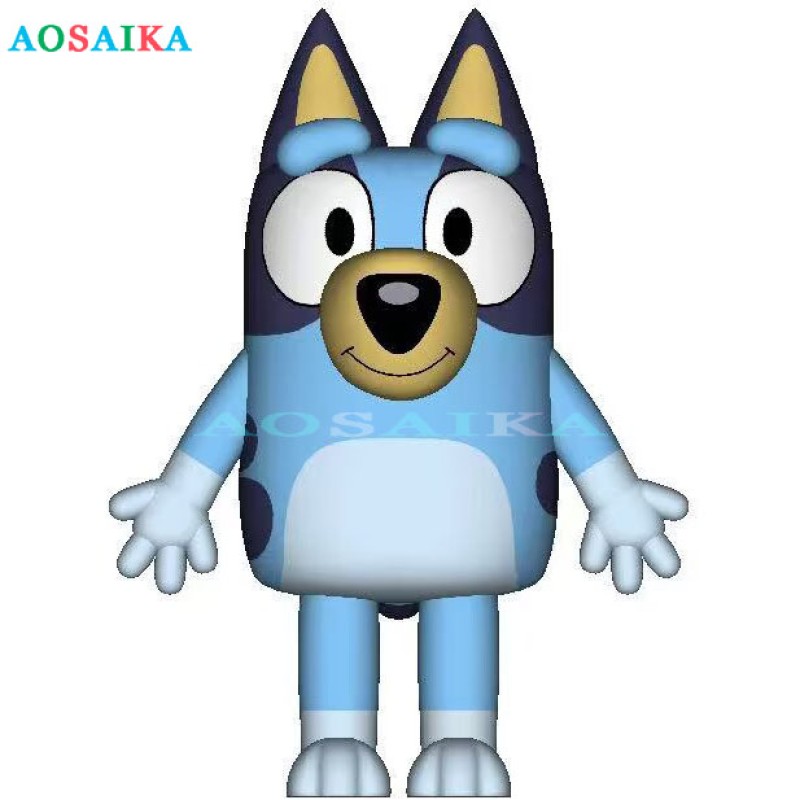 3.5m/5m Bluey kite pendant 40d ripstop nylon For Adults High Quality Colorful Show Kites 