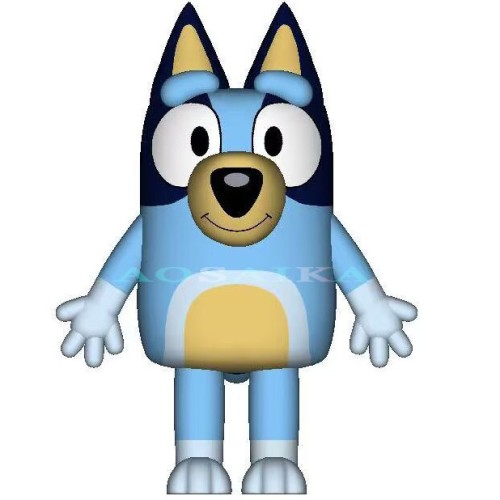 3.5m/5m Bluey kite pendant 40d ripstop nylon For Adults High Quality Colorful Show Kites