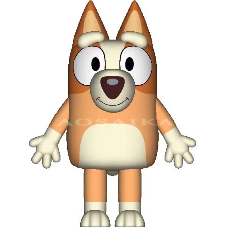 3.5m/5m Bluey kite pendant 40d ripstop nylon For Adults High Quality Colorful Show Kites 