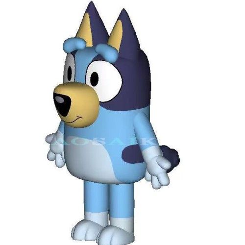 3.5m/5m Bluey kite pendant 40d ripstop nylon For Adults High Quality Colorful Show Kites