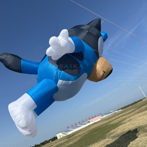 3.5m/5m Bluey kite pendant 40d ripstop nylon For Adults High Quality Colorful Show Kites