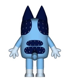 3.5m/5m Bluey kite pendant 40d ripstop nylon For Adults High Quality Colorful Show Kites 