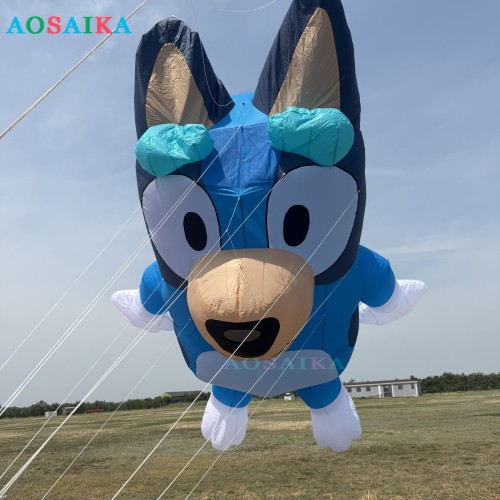3.5m/5m Bluey kite pendant 40d ripstop nylon For Adults High Quality Colorful Show Kites