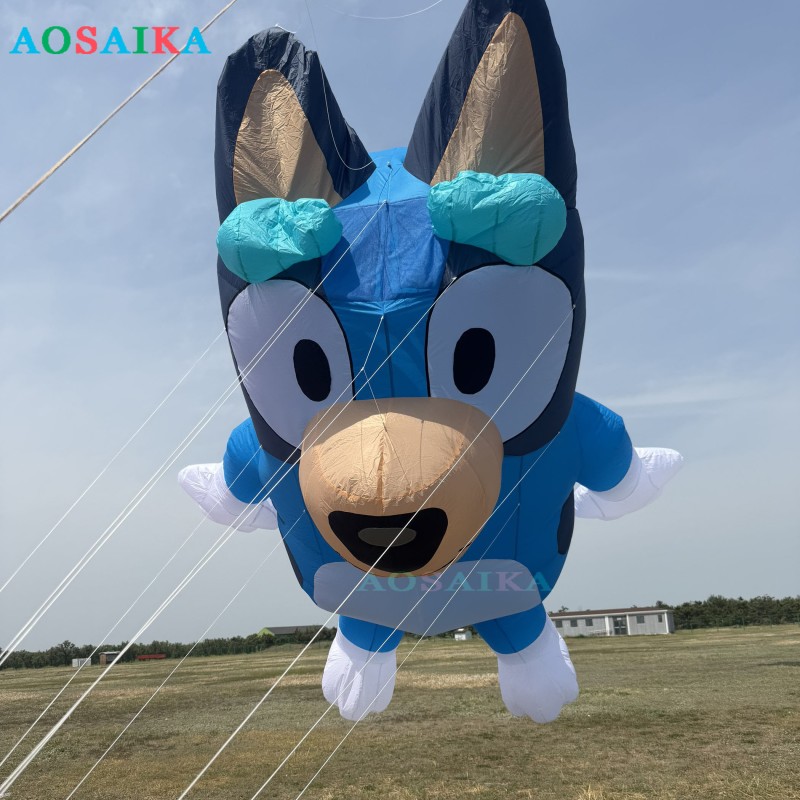 3.5m/5m Bluey kite pendant 40d ripstop nylon For Adults High Quality Colorful Show Kites