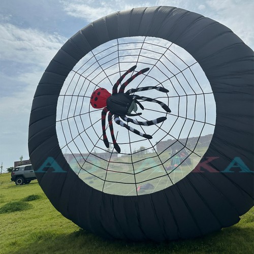 Soft Inflatable 6M Spider bowl kite 40d  ripstop nylon