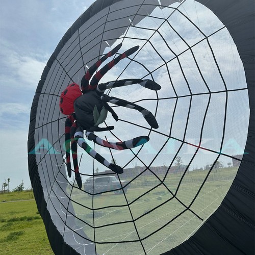 Soft Inflatable 6M Spider bowl kite 40d  ripstop nylon