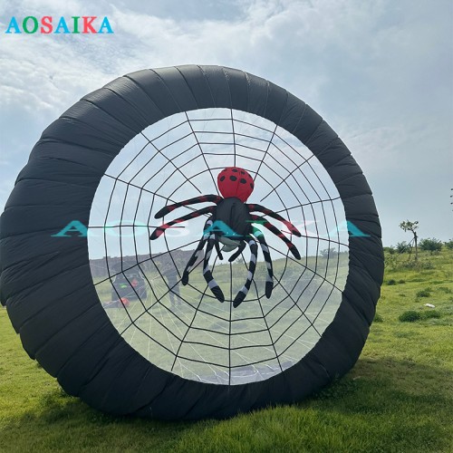 Soft Inflatable 6M Spider bowl kite 40d  ripstop nylon