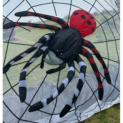 Soft Inflatable 6M Spider bowl kite 40d  ripstop nylon