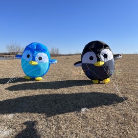 1M penguin landscape kite 40d ripstop nylon 