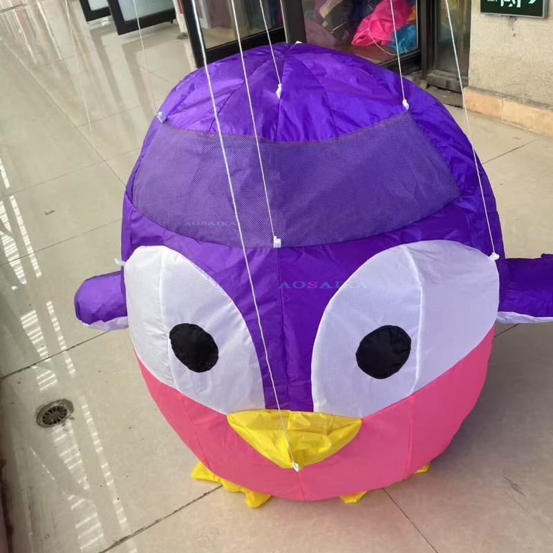 1M penguin landscape kite 40d ripstop nylon 