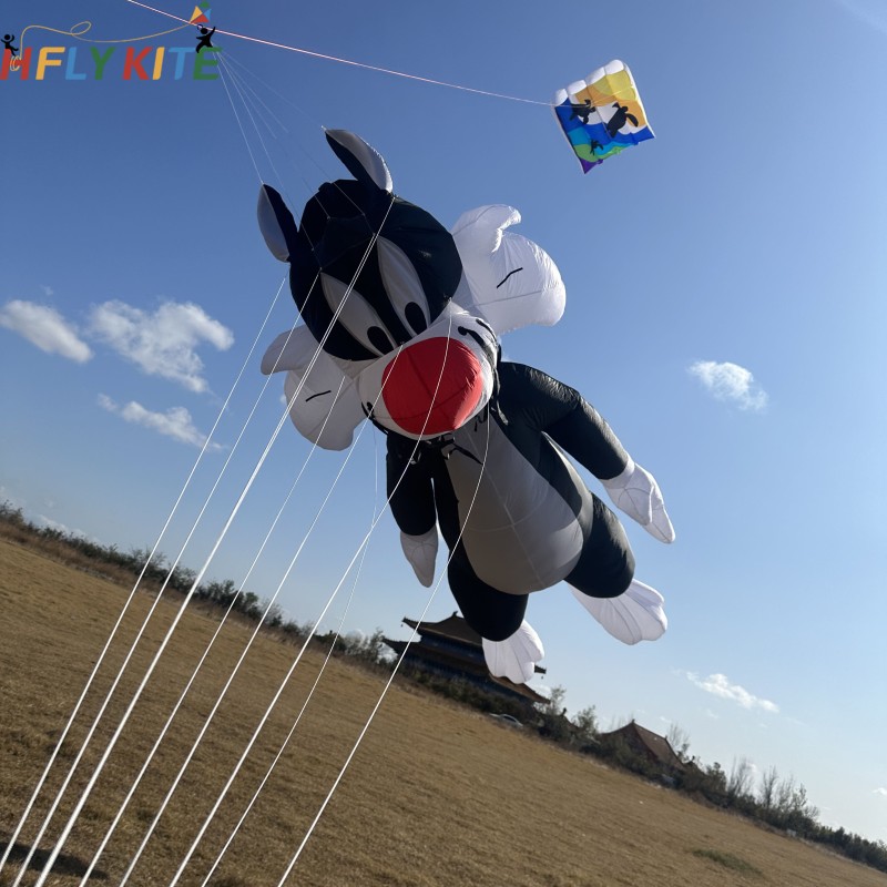 6M stupid big cat kite pendant 40d ripstop nylon 
