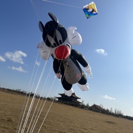 6M stupid big cat kite pendant 40d ripstop nylon 