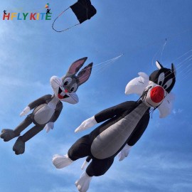 6M Bugs bunny rabbit kite pendant 40d ripstop nylon 