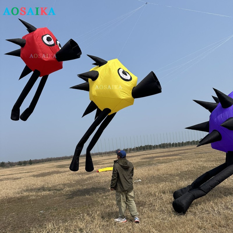 4m Sprickly Bird Kite Pendant 40d Ripstop Nylon